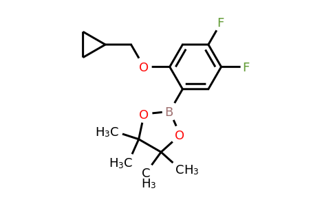 1245816-08-3 | 2-(2-(Cyclopropylmethoxy)-4,5-difluorophenyl)-4,4,5,5-tetramethyl-1,3,2-dioxaborolane