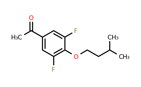 1246289-02-0 | 1-(3,5-Difluoro-4-(isopentyloxy)phenyl)ethanone