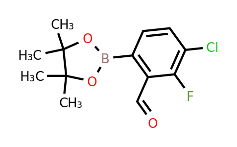 1246632-88-1 | 3-chloro-2-fluoro-6-(4,4,5,5-tetramethyl-1,3,2-dioxaborolan-2-yl)benzaldehyde
