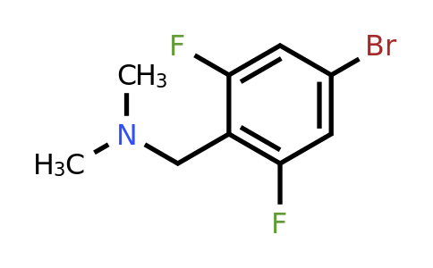 1247006-25-2 | 1-(4-Bromo-2,6-difluorophenyl)-N,N-dimethylmethanamine