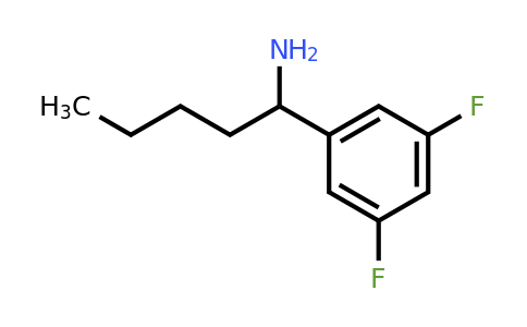 1247092-77-8 | 1-(3,5-Difluorophenyl)pentan-1-amine