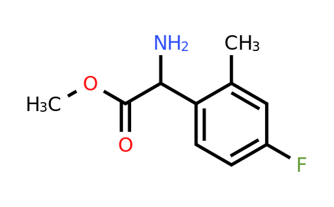 1247221-05-1 | Methyl 2-amino-2-(4-fluoro-2-methylphenyl)acetate