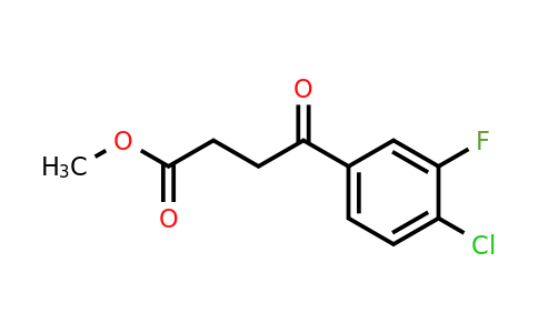 1247500-98-6 | Methyl 4-(4-chloro-3-fluorophenyl)-4-oxobutanoate