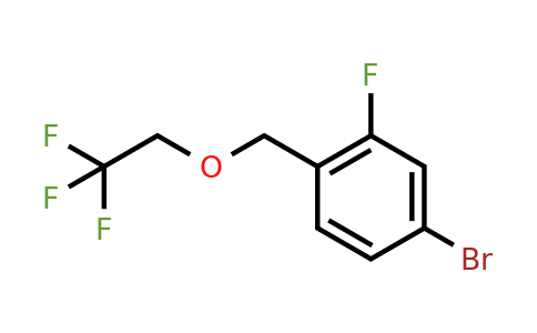 1247562-38-4 | 4-Bromo-2-fluoro-1-((2,2,2-trifluoroethoxy)methyl)benzene