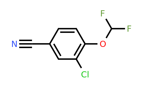 1247836-44-7 | 3-Chloro-4-(difluoromethoxy)benzonitrile