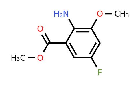 1247936-83-9 | Methyl 2-amino-5-fluoro-3-methoxybenzoate