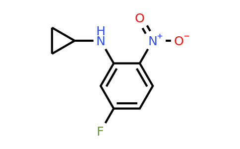 1248276-34-7 | N-Cyclopropyl-5-fluoro-2-nitroaniline