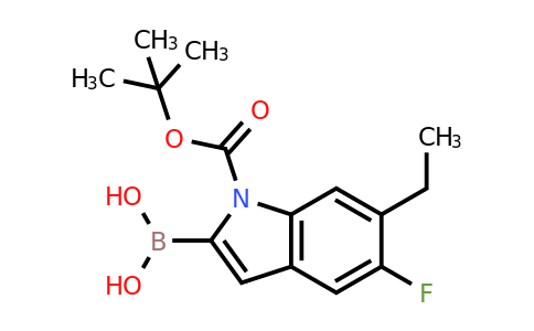 1248585-73-0 | (1-(tert-Butoxycarbonyl)-6-ethyl-5-fluoro-1H-indol-2-yl)boronic acid