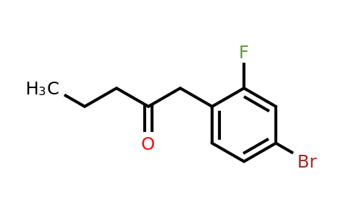 1249060-60-3 | 1-(4-Bromo-2-fluorophenyl)pentan-2-one