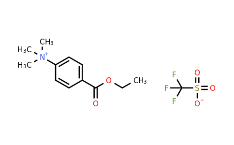 124915-06-6 | 4-(Ethoxycarbonyl)-N,N,N-trimethylbenzenaminium trifluoromethanesulfonate