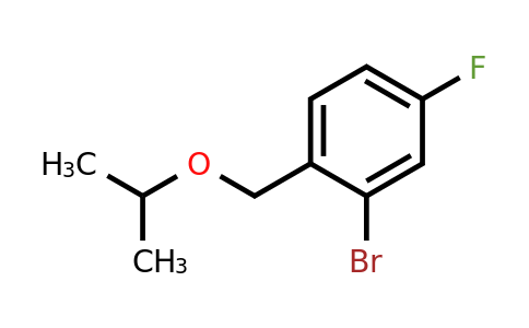 1250499-47-8 | 2-Bromo-4-fluoro-1-(isopropoxymethyl)benzene