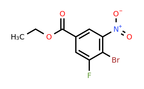 1250549-37-1 | Ethyl 4-bromo-3-fluoro-5-nitrobenzoate