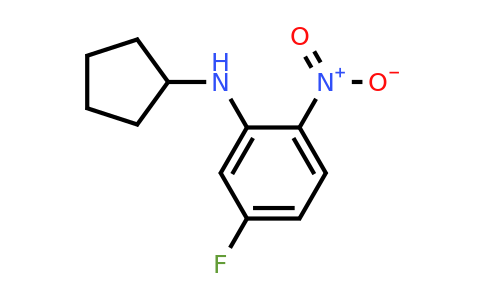 1250834-99-1 | N-Cyclopentyl-5-fluoro-2-nitroaniline