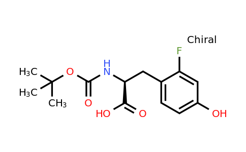 125218-32-8 | (S)-2-((tert-Butoxycarbonyl)amino)-3-(2-fluoro-4-hydroxyphenyl)propanoic acid
