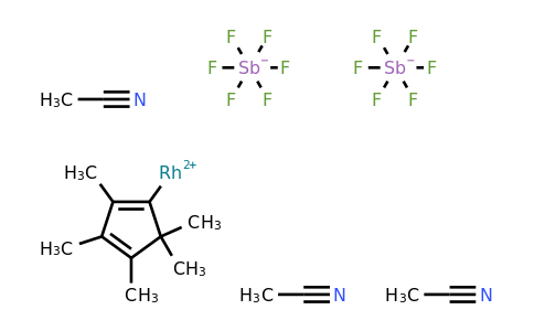 125357-42-8 | Tris(acetonitrile)pentamethylcyclopentadienylrhodium(III) hexafluoroantimonate