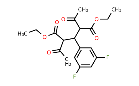 1253792-42-5 | Diethyl 2,4-diacetyl-3-(3,5-difluorophenyl)pentanedioate