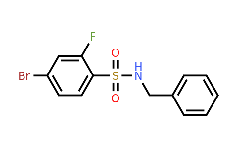 1254208-10-0 | N-Benzyl-4-bromo-2-fluorobenzenesulfonamide