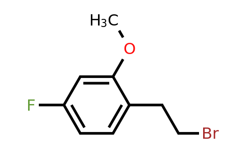 1254211-85-2 | 1-(2-Bromoethyl)-4-fluoro-2-methoxybenzene