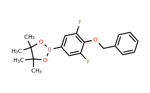 1255041-73-6 | 2-(4-(Benzyloxy)-3,5-difluorophenyl)-4,4,5,5-tetramethyl-1,3,2-dioxaborolane
