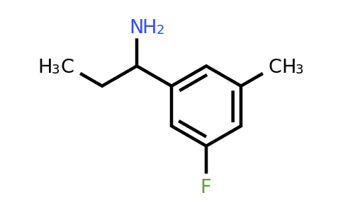 1255306-18-3 | 1-(3-Fluoro-5-methylphenyl)propan-1-amine