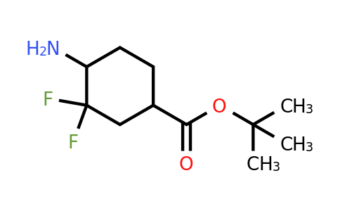 1255666-48-8 | tert-butyl 4-amino-3,3-difluoro-cyclohexanecarboxylate