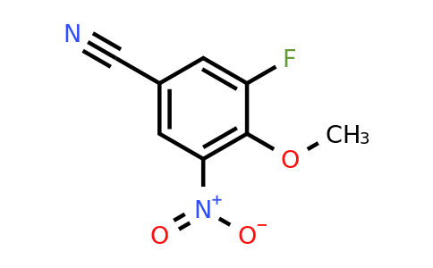 1255783-15-3 | 3-Fluoro-4-methoxy-5-nitrobenzonitrile
