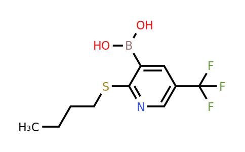1256345-53-5 | (2-(Butylthio)-5-(trifluoromethyl)pyridin-3-yl)boronic acid