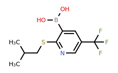 1256345-54-6 | (2-(Isobutylthio)-5-(trifluoromethyl)pyridin-3-yl)boronic acid