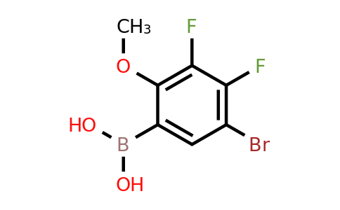 1256346-43-6 | (5-Bromo-3,4-difluoro-2-methoxyphenyl)boronic acid