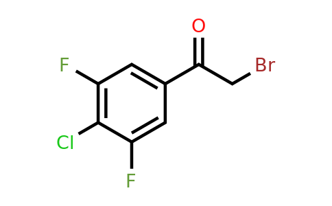 1256353-17-9 | 4'-Chloro-3',5'-difluorophenacyl bromide