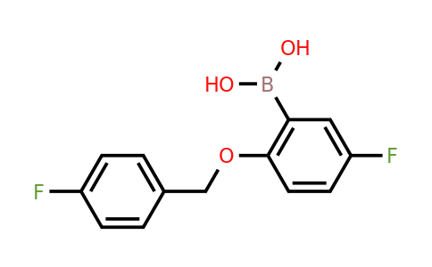 1256355-74-4 | (5-Fluoro-2-((4-fluorobenzyl)oxy)phenyl)boronic acid
