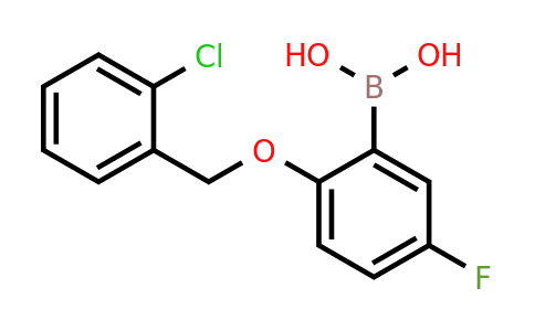 1256355-80-2 | 2-(2-Chlorophenylmethoxy)-5-fluorophenylboronic acid