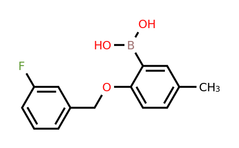 1256355-82-4 | 2-(3-Fluorophenylmethoxy)-5-methylphenylboronic acid