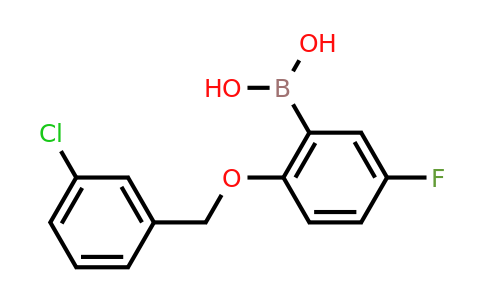1256355-83-5 | (2-((3-Chlorobenzyl)oxy)-5-fluorophenyl)boronic acid