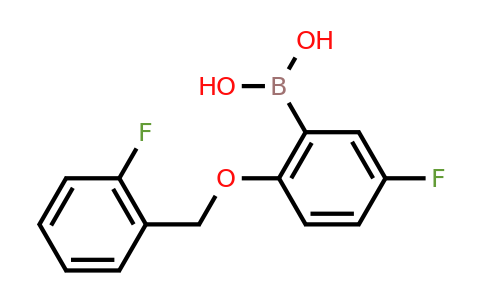 1256358-52-7 | (5-Fluoro-2-((2-fluorobenzyl)oxy)phenyl)boronic acid