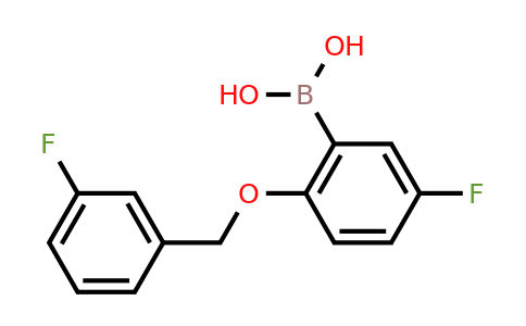 1256358-53-8 | (5-Fluoro-2-((3-fluorobenzyl)oxy)phenyl)boronic acid