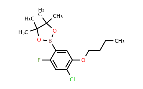 1256360-19-6 | 2-(5-Butoxy-4-chloro-2-fluorophenyl)-4,4,5,5-tetramethyl-1,3,2-dioxaborolane
