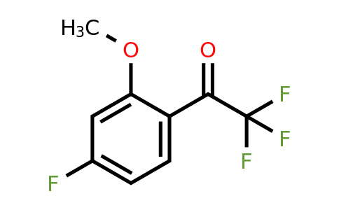 1256467-28-3 | 2,2,2-Trifluoro-1-(4-fluoro-2-methoxyphenyl)ethanone