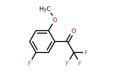 1256467-37-4 | 2,2,2-Trifluoro-1-(5-fluoro-2-methoxyphenyl)ethanone