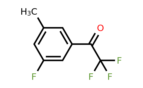 1256467-44-3 | 2,2,2-Trifluoro-1-(3-fluoro-5-methylphenyl)ethanone