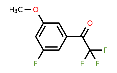 1256482-19-5 | 2,2,2-Trifluoro-1-(3-fluoro-5-methoxyphenyl)ethanone