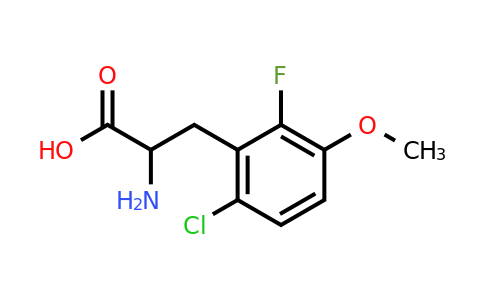 1256482-68-4 | 2-Amino-3-(6-chloro-2-fluoro-3-methoxyphenyl)propanoic acid