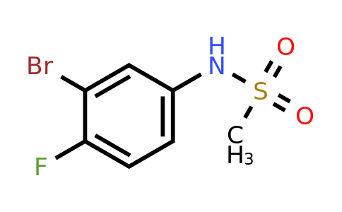 1256633-26-7 | N-(3-Bromo-4-fluorophenyl)methanesulfonamide