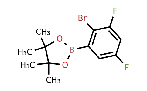 1256781-62-0 | 2-(2-Bromo-3,5-difluorophenyl)-4,4,5,5-tetramethyl-1,3,2-dioxaborolane