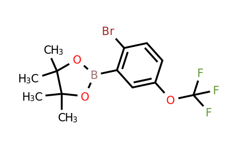 1256781-66-4 | 2-(2-Bromo-5-(trifluoromethoxy)phenyl)-4,4,5,5-tetramethyl-1,3,2-dioxaborolane