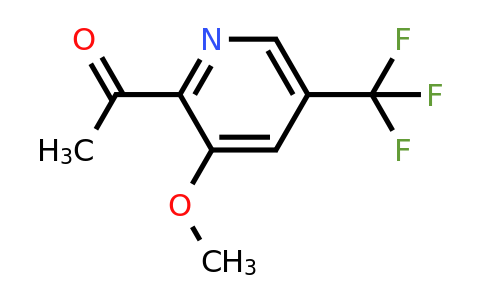1256786-08-9 | 1-(3-Methoxy-5-(trifluoromethyl)pyridin-2-yl)ethanone