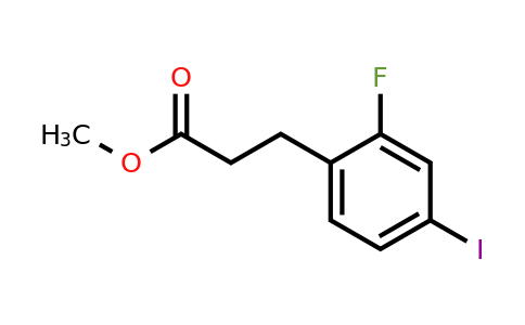 1257107-62-2 | Methyl 3-(2'-fluoro-4'-iodophenyl)propionate