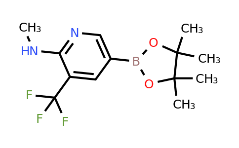 1257431-67-6 | N-Methyl-5-(4,4,5,5-tetramethyl-1,3,2-dioxaborolan-2-yl)-3-(trifluoromethyl)pyridin-2-amine