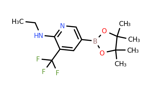 1257432-06-6 | N-Ethyl-5-(4,4,5,5-tetramethyl-1,3,2-dioxaborolan-2-yl)-3-(trifluoromethyl)pyridin-2-amine
