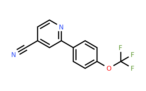 1257437-27-6 | 2-(4-(Trifluoromethoxy)phenyl)isonicotinonitrile